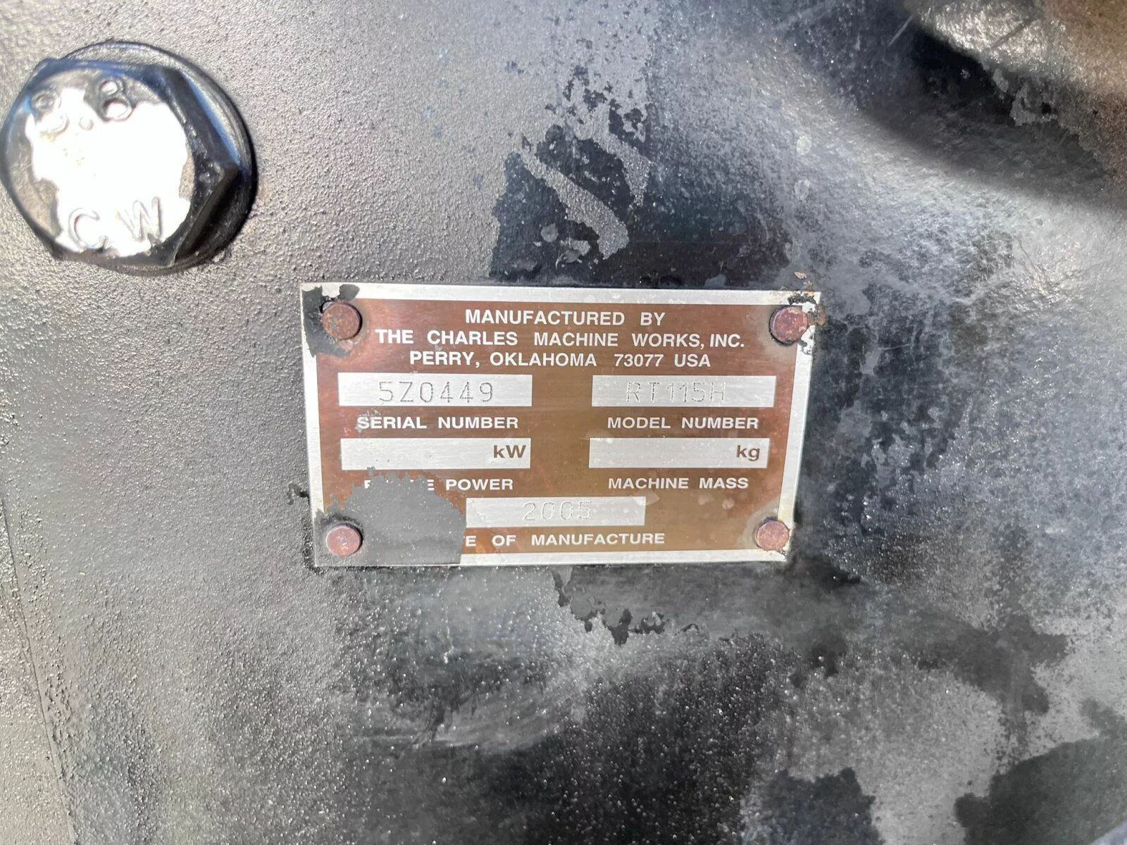 Fahrzeugabbildung Ditch Witch RT 115H + H1032 Grabenfräse