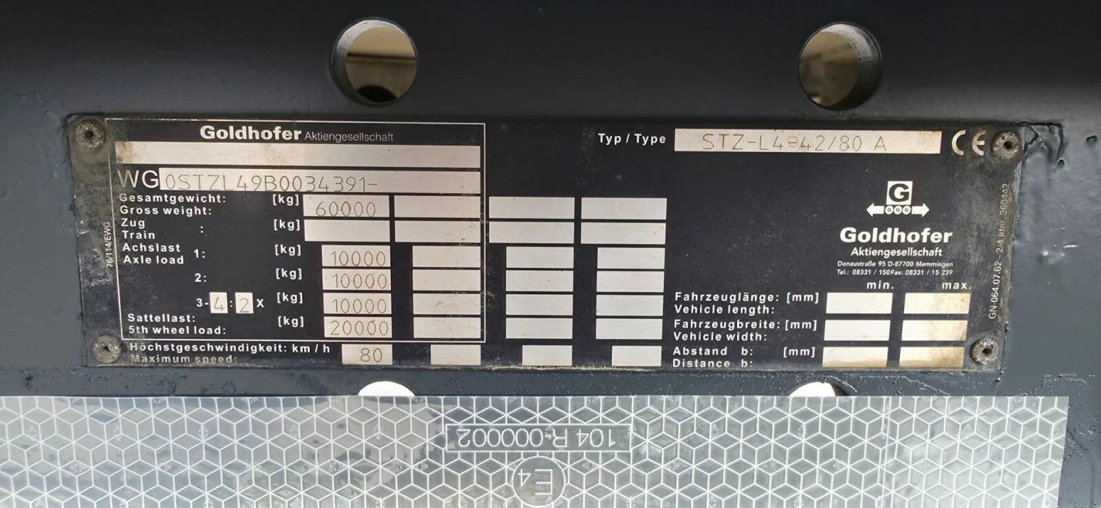 Fahrzeugabbildung Goldhofer STZ-L4-42/80A / Teleskop 4.40m / Rampen / Remote
