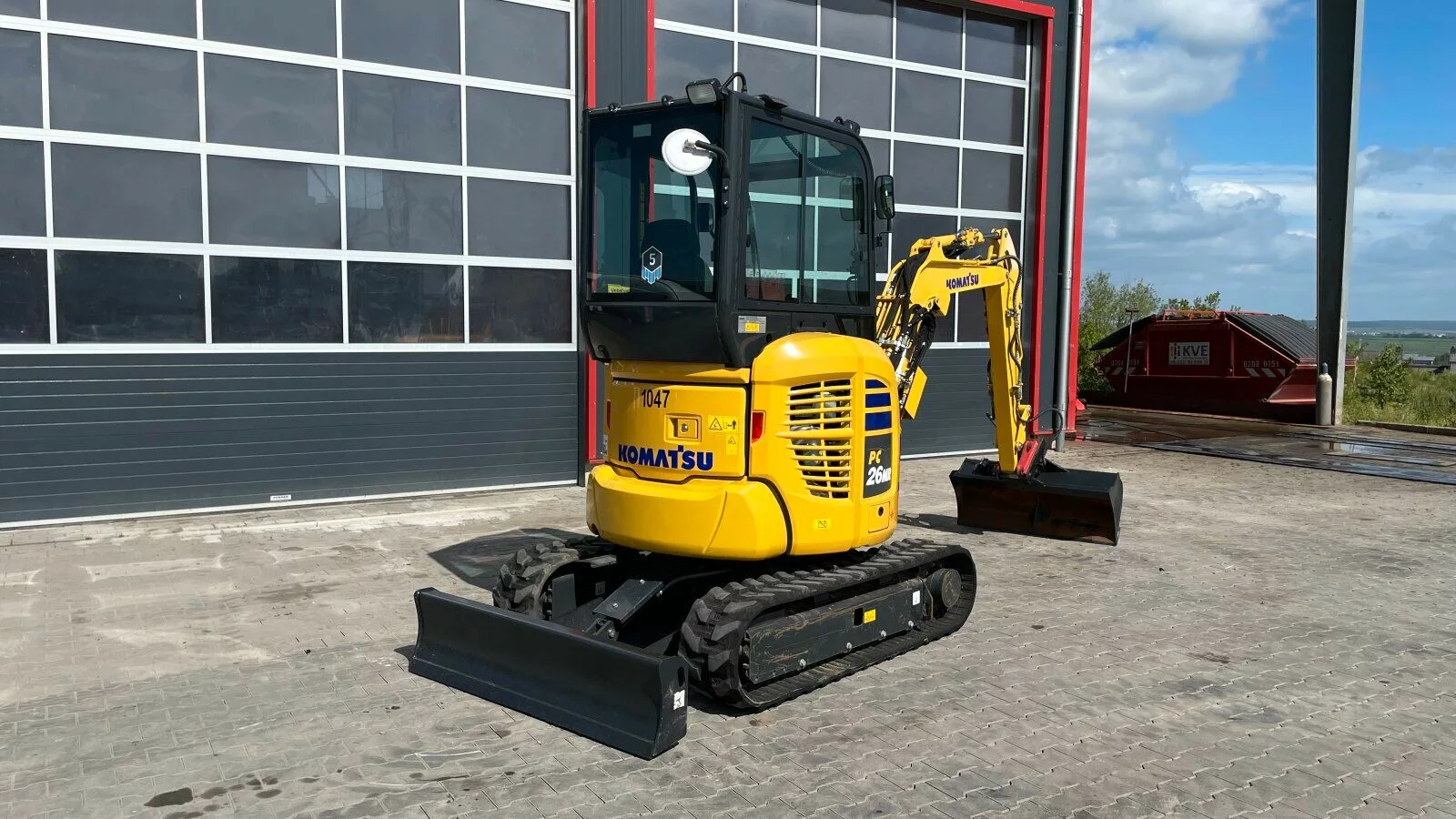Fahrzeugabbildung Komatsu PC 26 MR-5 Minibagger (693 hrs)