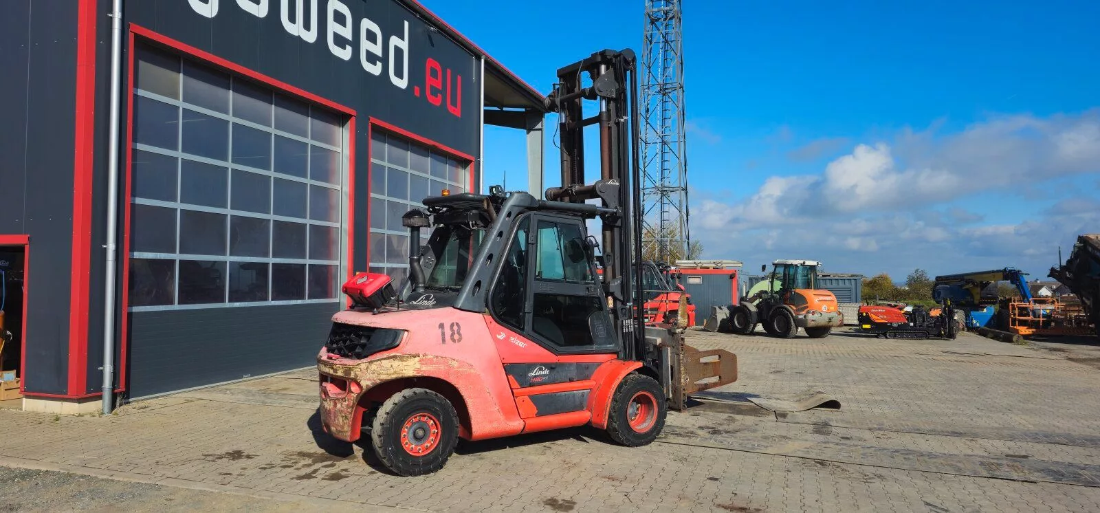 Fahrzeugabbildung Linde H80D-03/900 / 11/2020 / Frontstapler