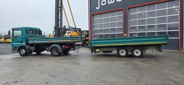 Fahrzeugabbildung Müller-Mitteltal KA-TA-R11,9 3 Seiten Kipper + Tieflader + Rampe