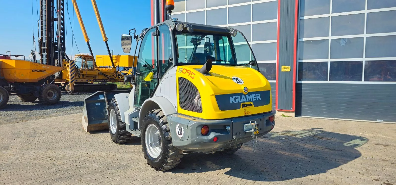 Fahrzeugabbildung Kramer 8095 Schaufel + Gabeln / TOP Zustand