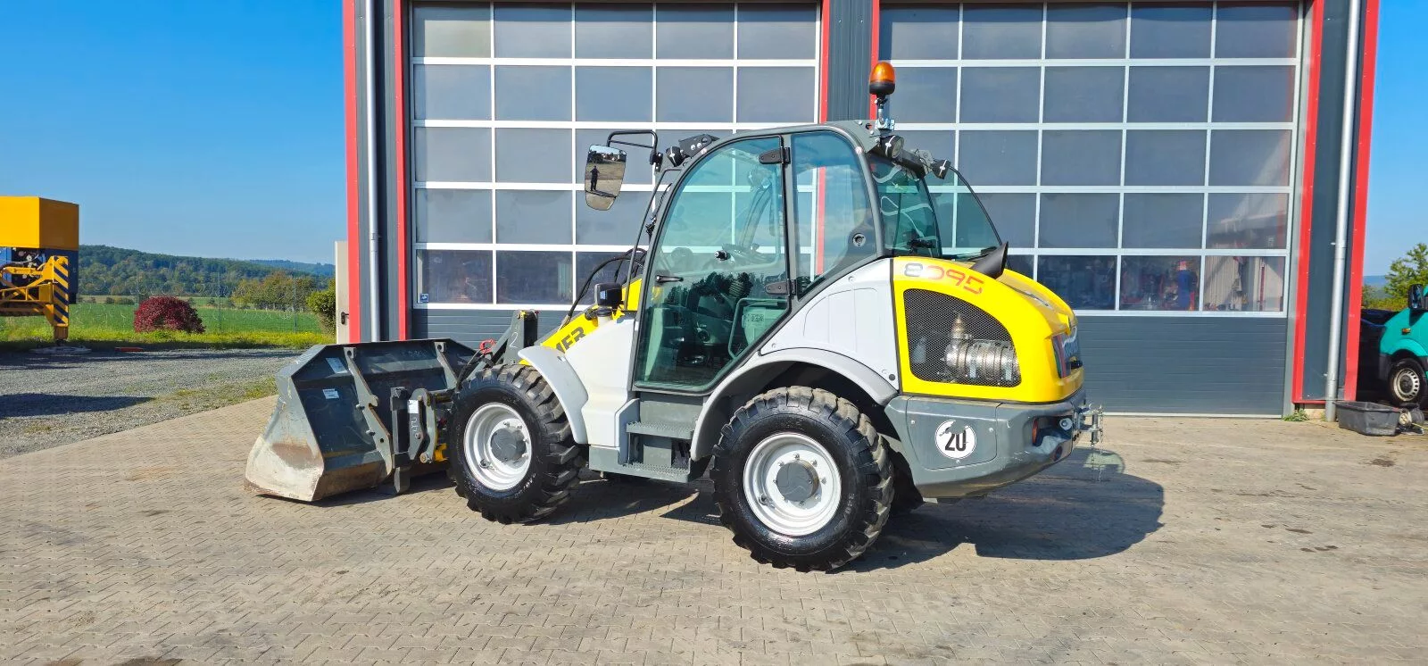 Fahrzeugabbildung Kramer 8095 Schaufel + Gabeln / TOP Zustand