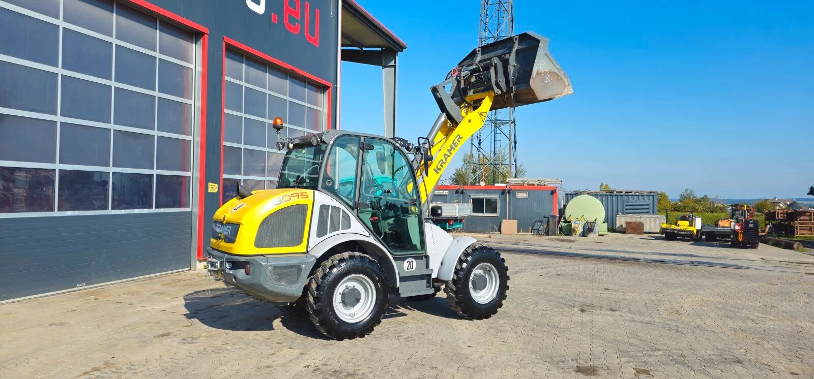 Fahrzeugabbildung Kramer 8095 Schaufel + Gabeln / TOP Zustand