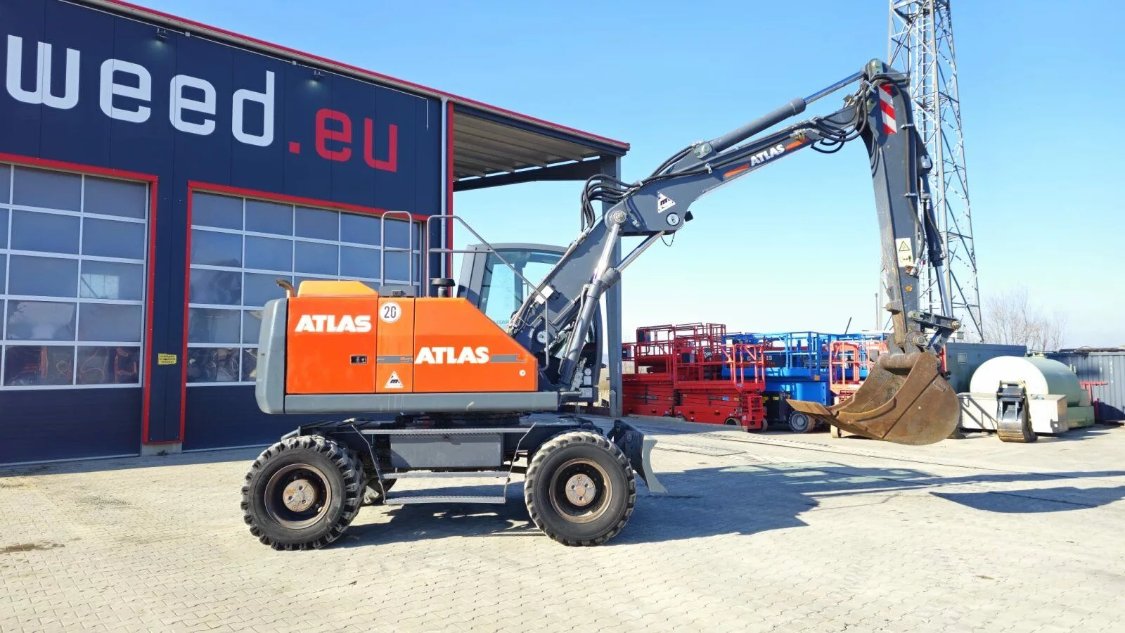 Fahrzeugabbildung Atlas 150 W Mobilbagger Orig. 3420 h / TOP ZUSTAND